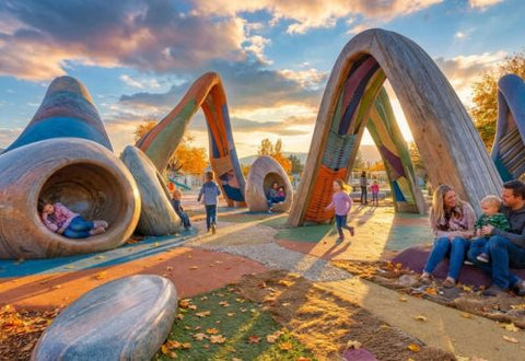 Artistic Play: Sculptural Public Parks for Every Child