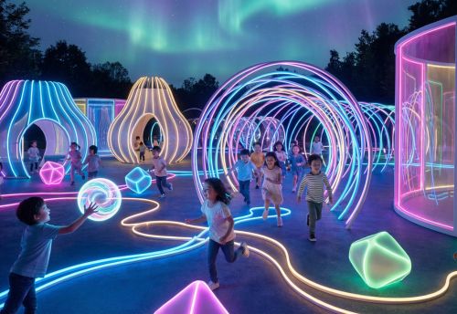 Playgrounds After Dark: The Trend of Light-Up Play Equipment