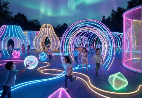 Playgrounds After Dark: The Trend of Light-Up Play Equipment