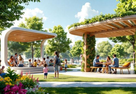 Shelter and Style: The Impact of Gazebos and Pergolas in Modern Parks