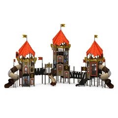Grand Three-Tower Kingdom | Commercial Playground Equipment