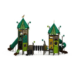 Twin Treetop Crossing | Commercial Playground Equipment