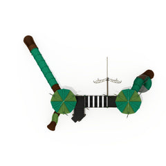 Twin Treetop Crossing | Commercial Playground Equipment
