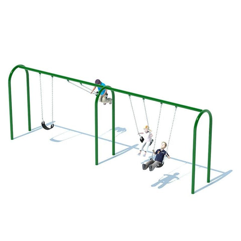 3.5” ARCH SWING FRAME (8’) - 2 BAY