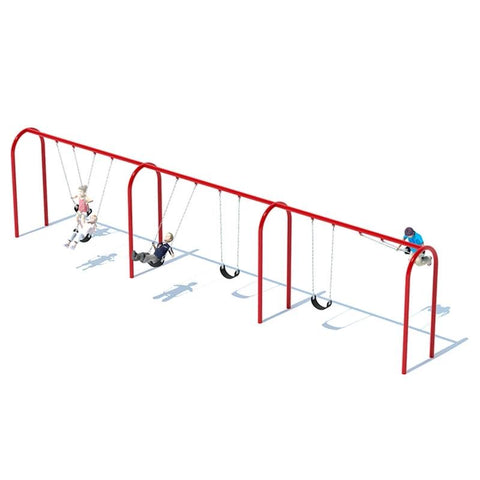 3.5” ARCH SWING FRAME (8’) - 3 BAY